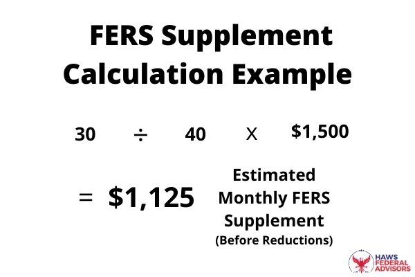 fers supplement calculation example